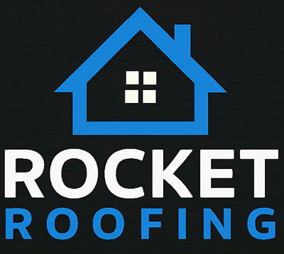 Rocket roofing logo
